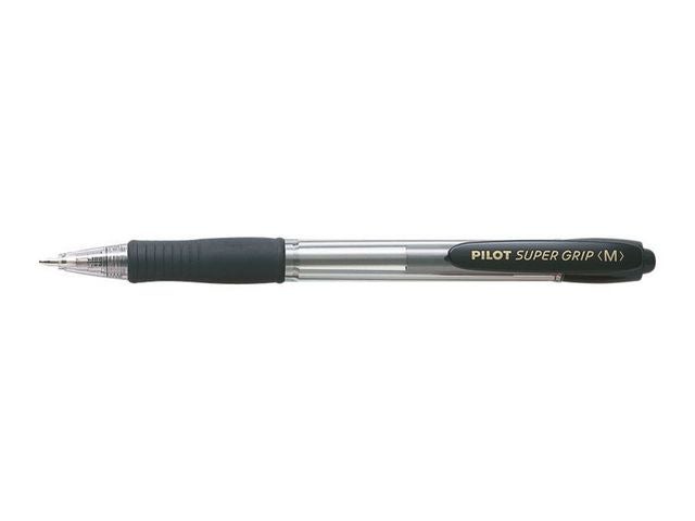 Kulepenn Pilot Supergrip M sort