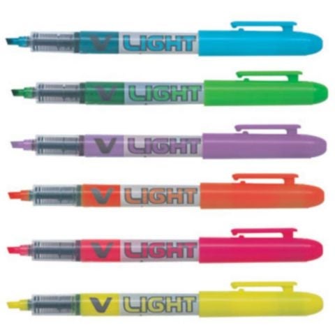 Tekstmarker Pilot V Liquid Light ass (6)