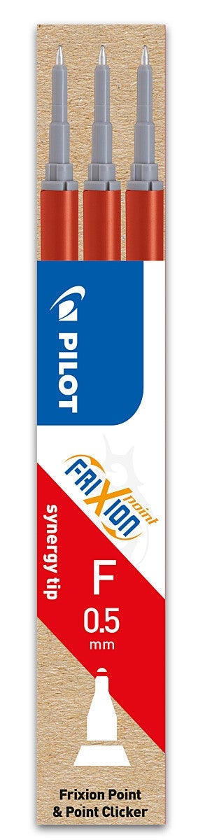 Refill Pilot Frixion 0,5 rød (3)