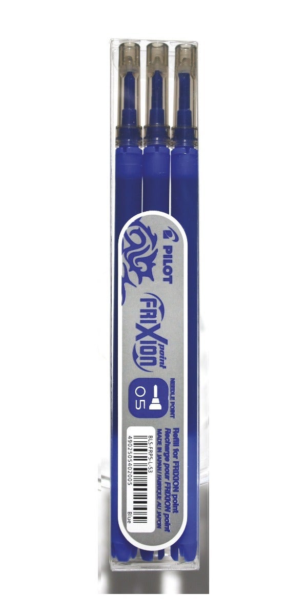 Refill Pilot Frixion Point 05 blå (3)