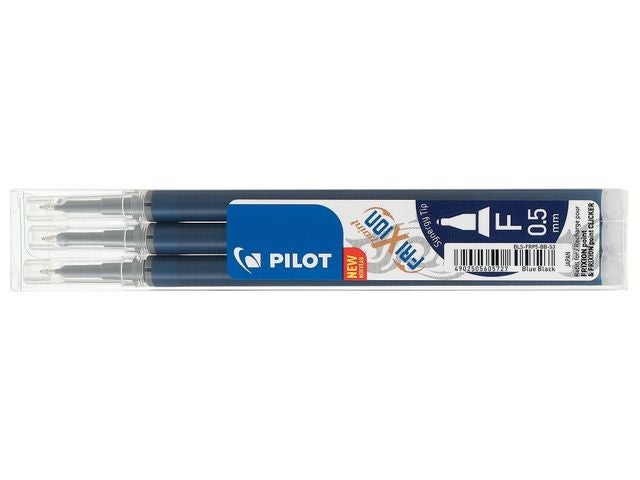 Refill Pilot Frixion 0,5 blåsort(3)