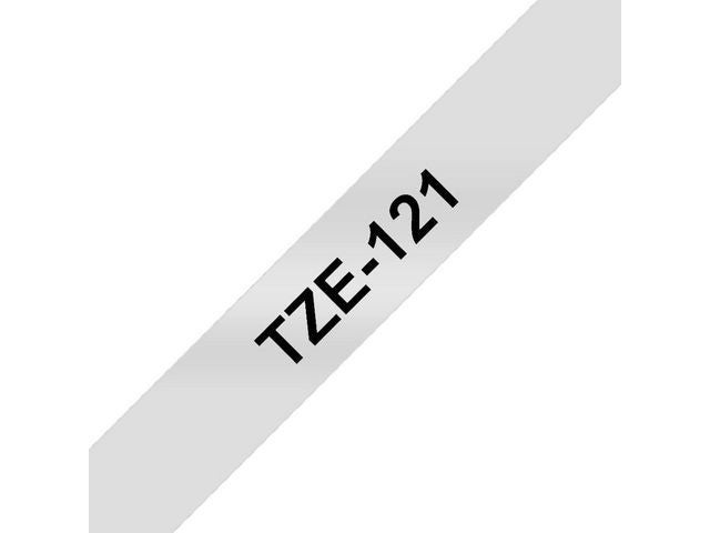 Tape Brother TZe-121 9mmx8m sort/klar