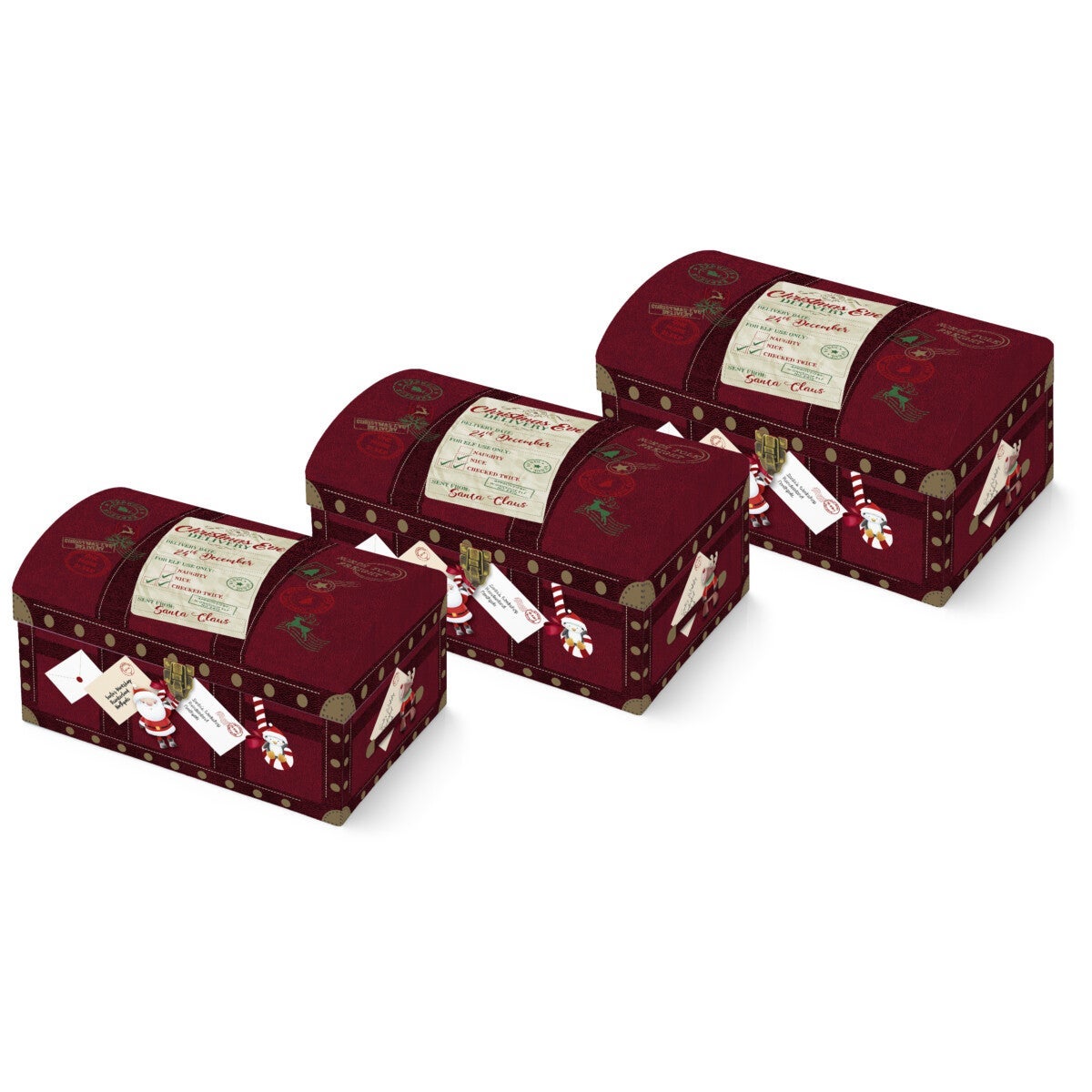 Gaveesker i sett Christmas Eve 3