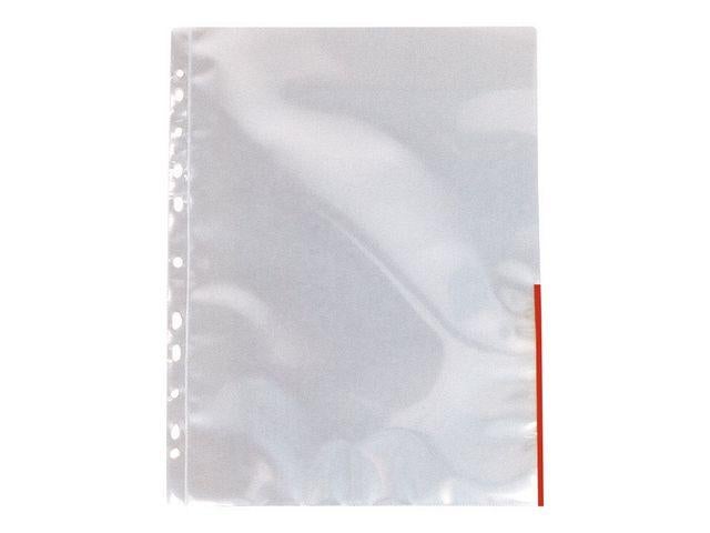 Signallomme A4 med farget kant rød (100)