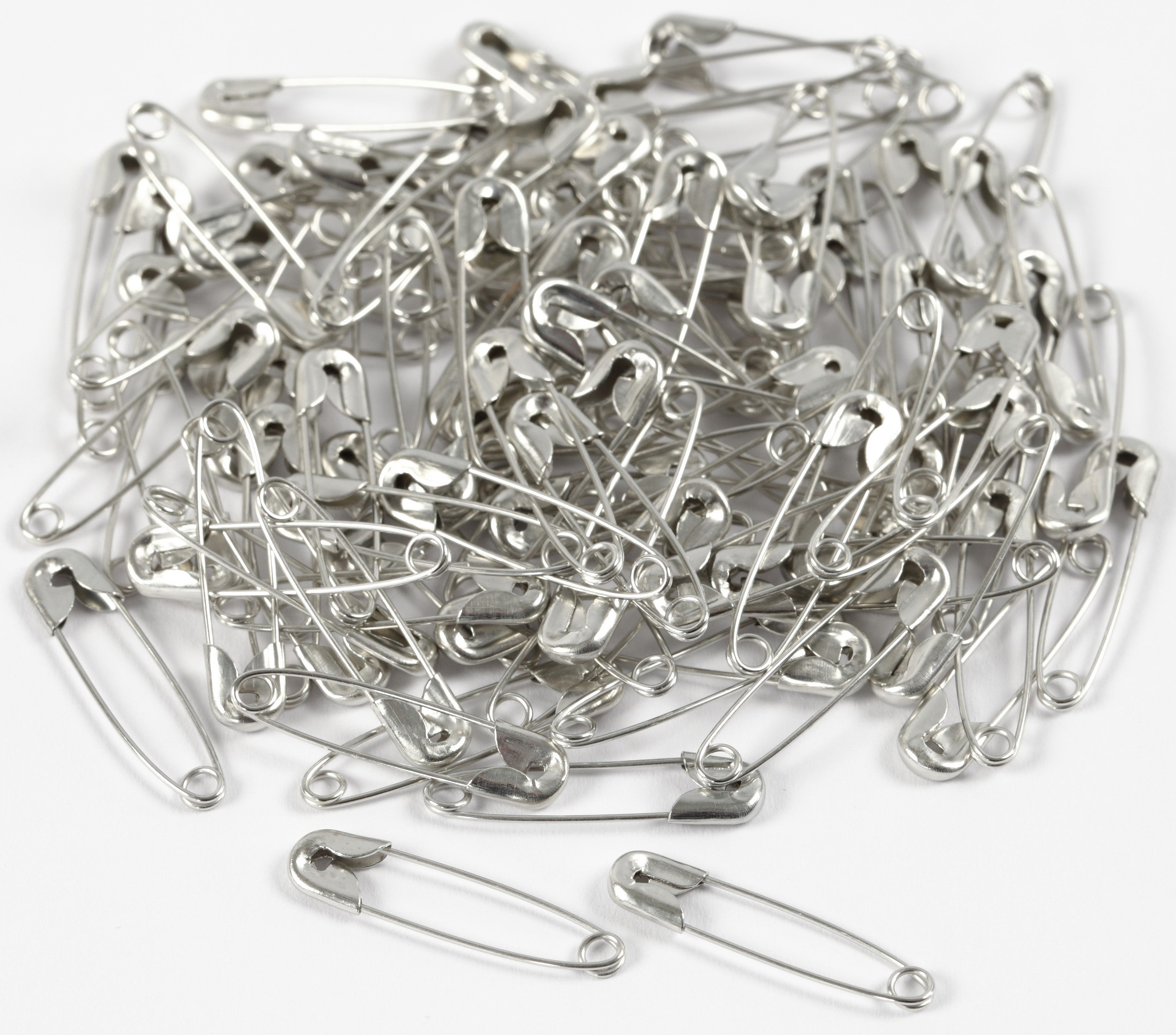 Sikkerhetsnåler CC 22mm sølv (100)