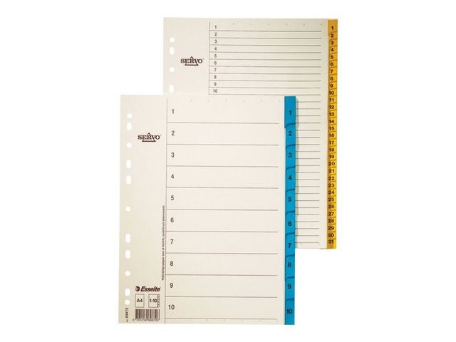 Register Esselte A4 A-Å mylar