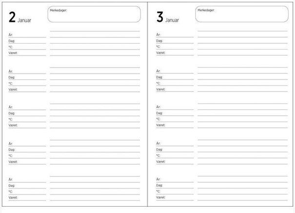 Dagbok Grieg Neo A5 Linjer 5 år grå