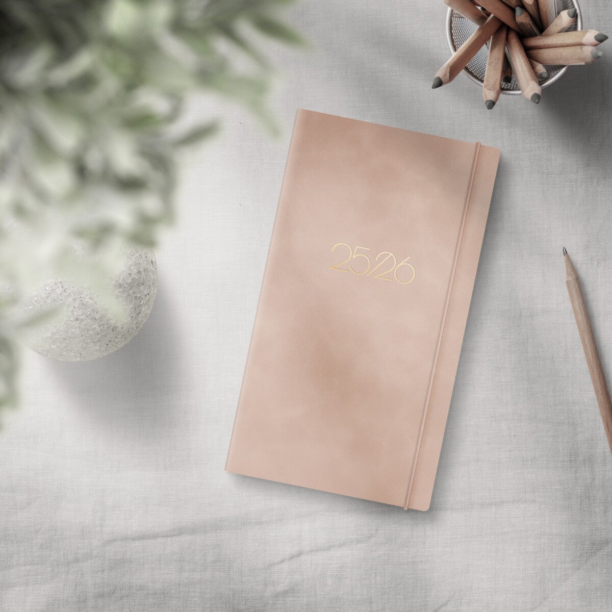 Studentkalender Grieg XL 25/26 rosa