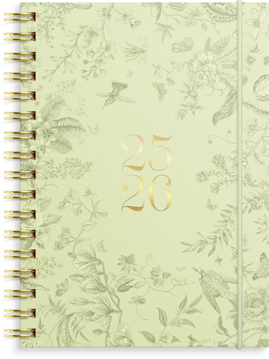 Kalender Grieg A6 25/26 blomst