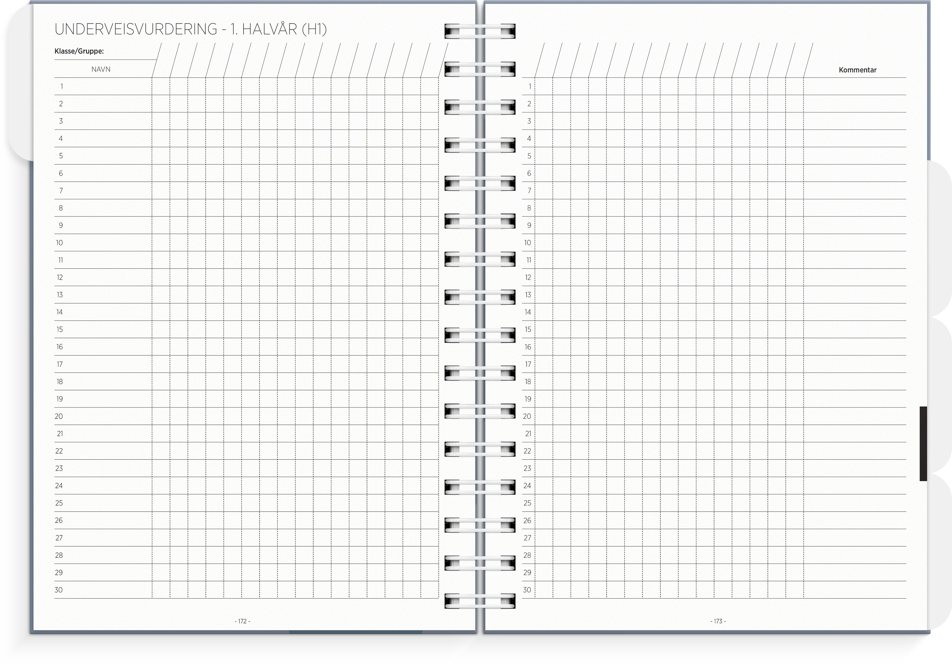 Lærerkalender A5 vg skole 26/27 blå