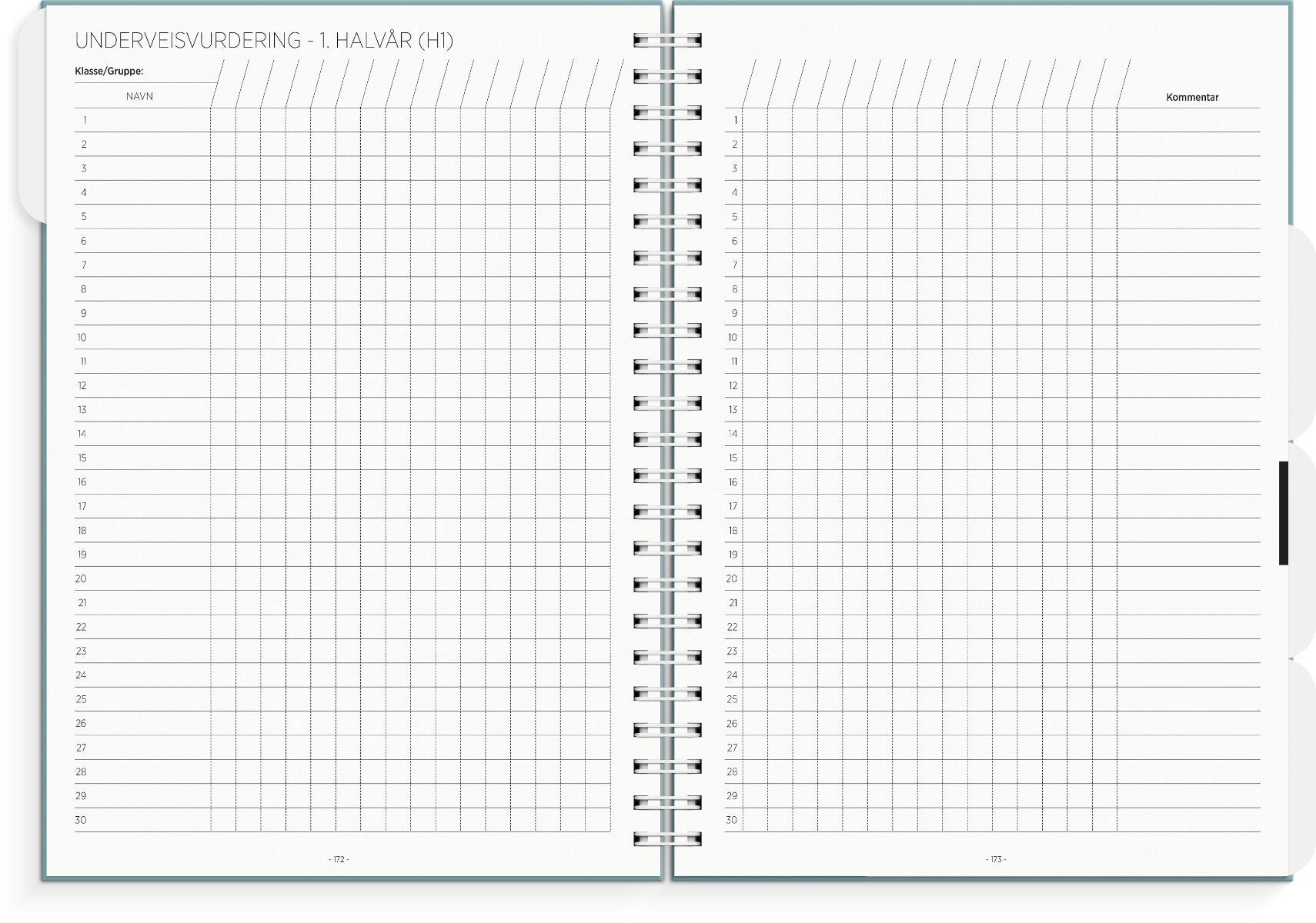 Lærerkalender A4 gr skole25/26 grønn