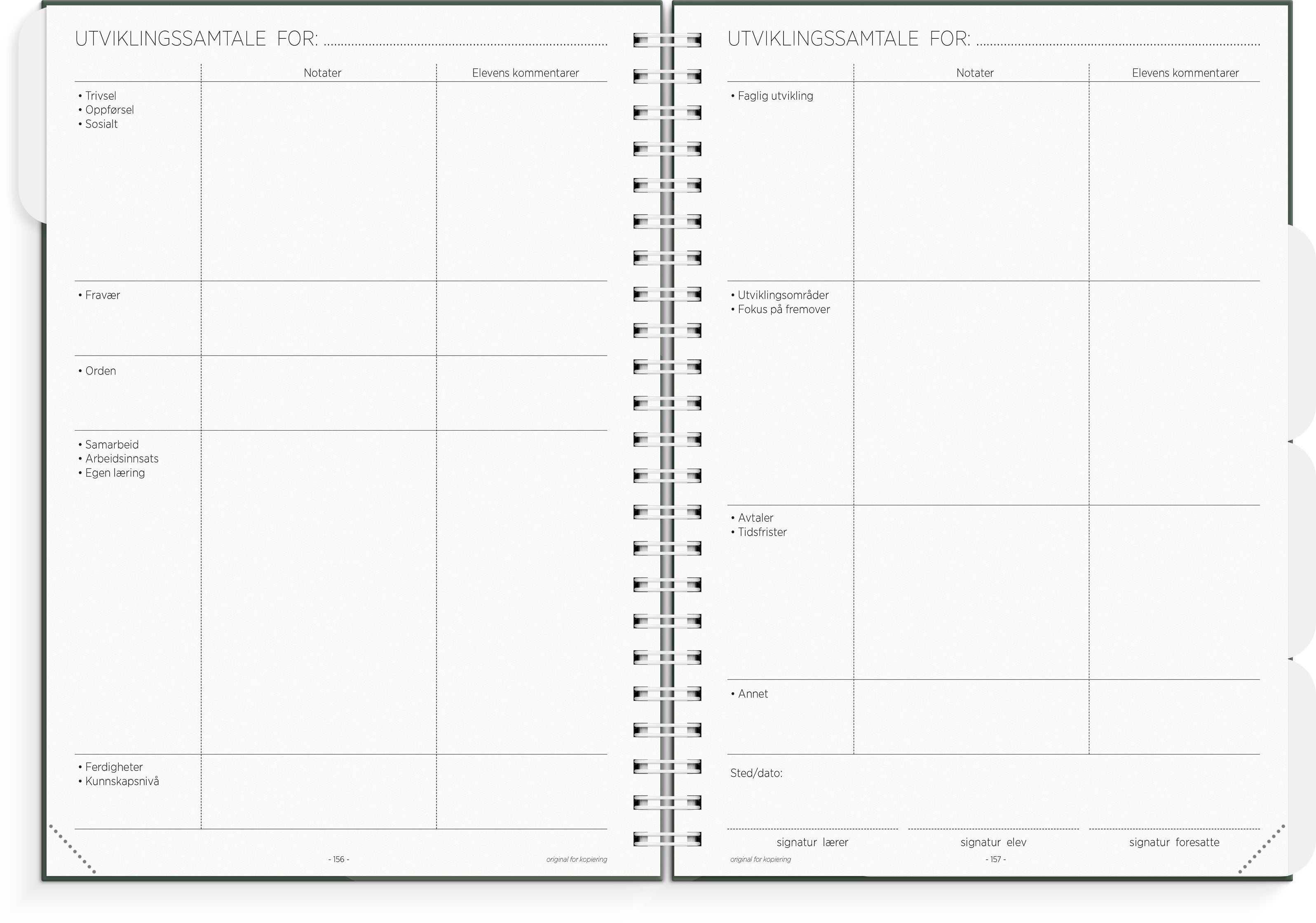 Lærerkalender A4 gr skole26/27 grønn