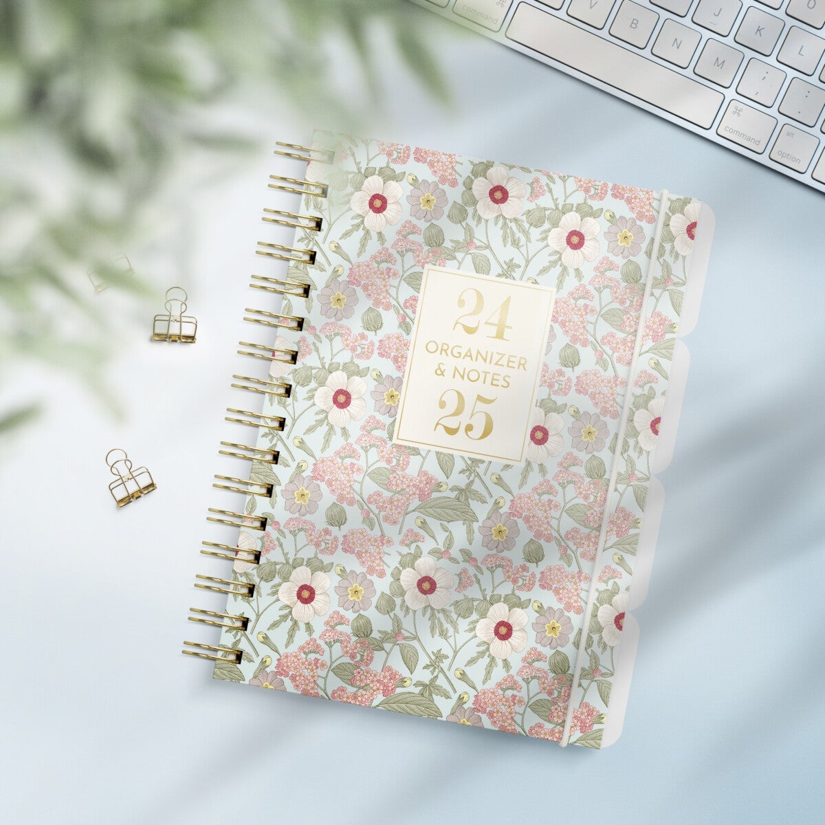 Kalender 24/25 Organizer & Notes blomst