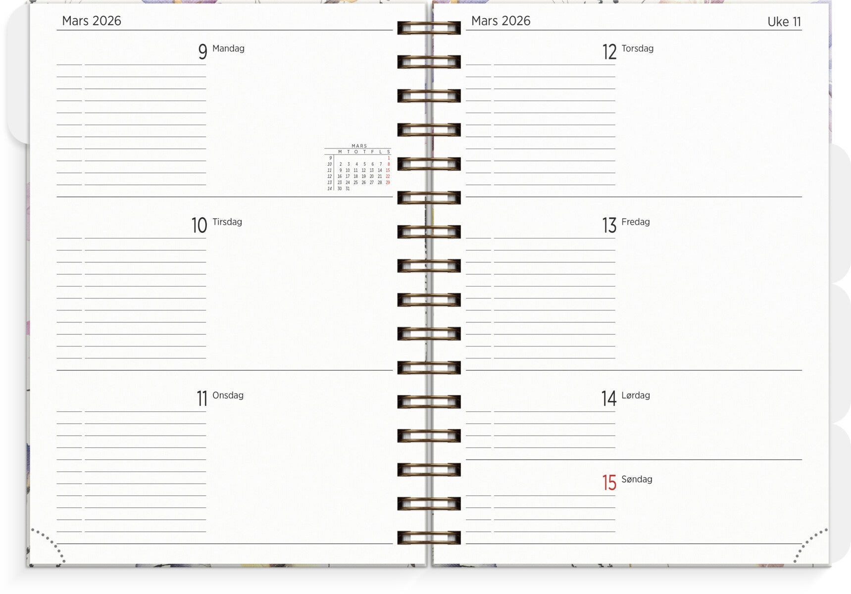 Organizer & Notes Grieg A5 25/26 sommer