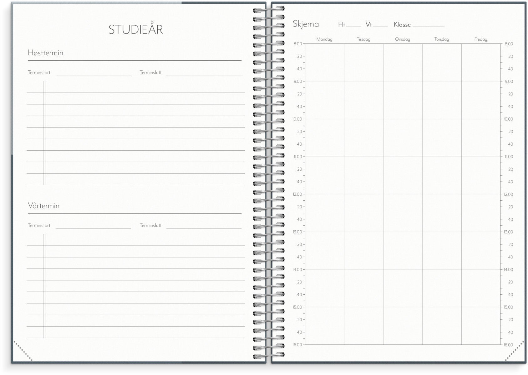 Kalender Grieg A5 Student Planner 25/26