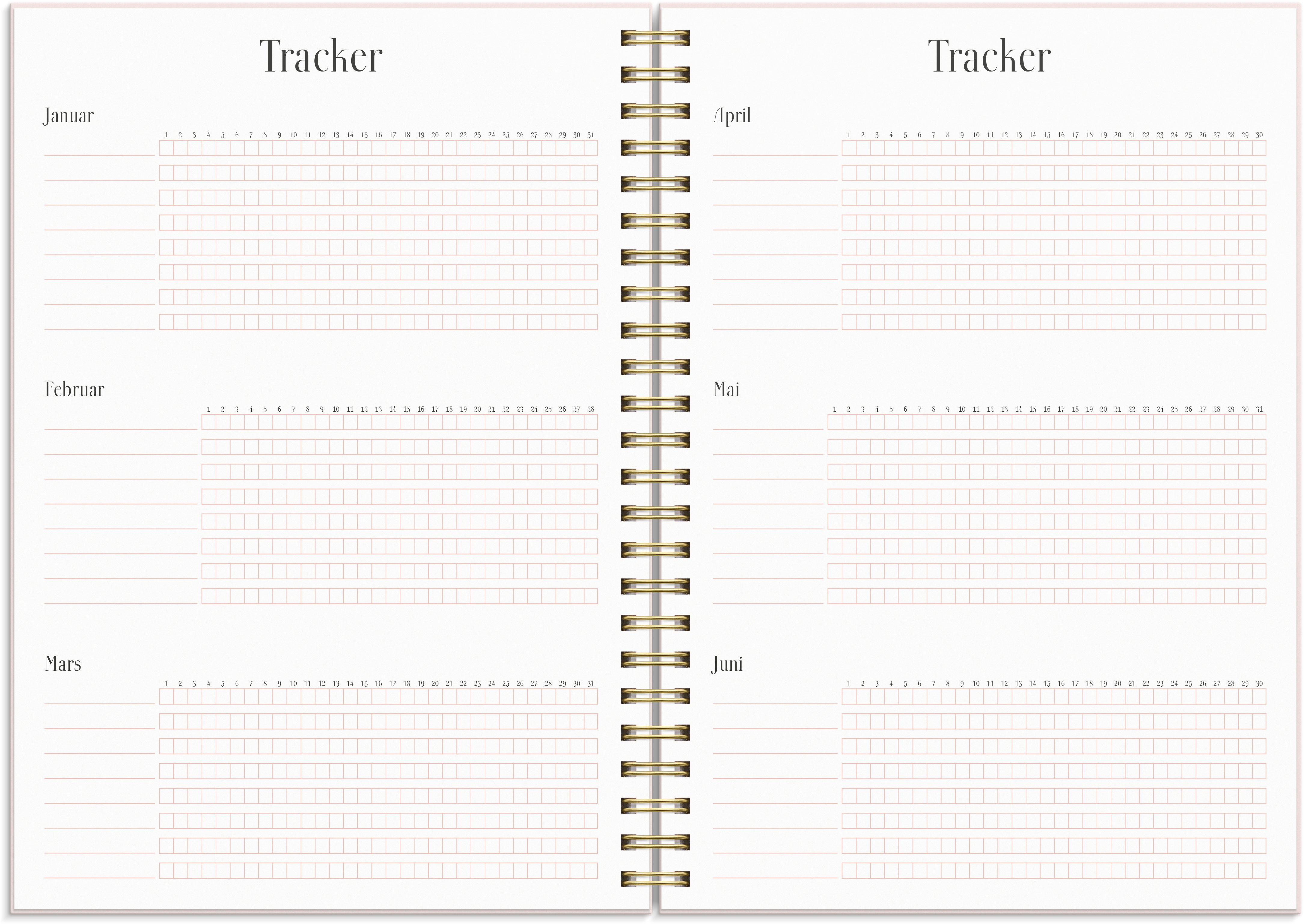 Life Planner Pink II Grieg A5 26/27