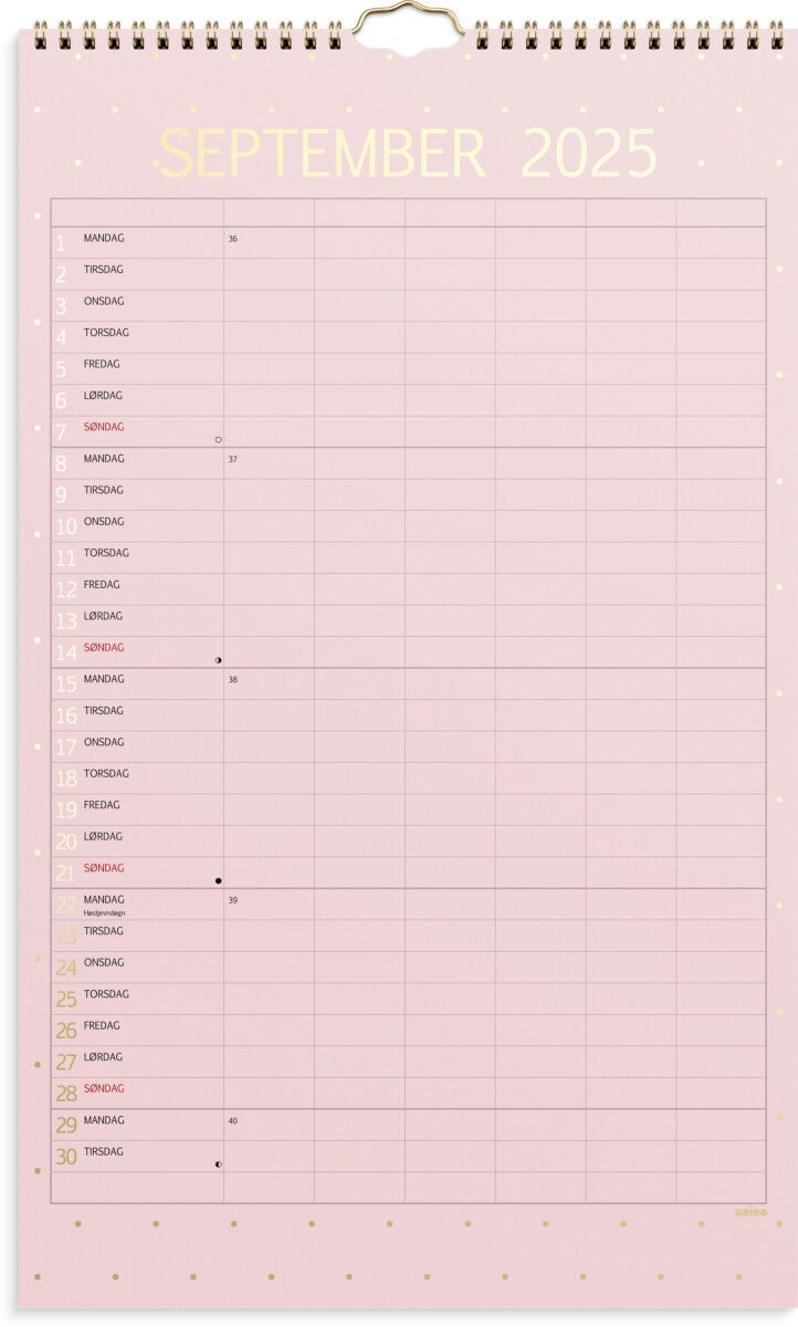 Familiekalender Grieg Color 25/26