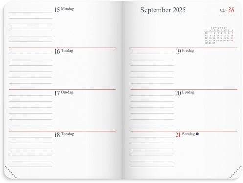 Ukekalender Grieg Gemini Lite sort 2025