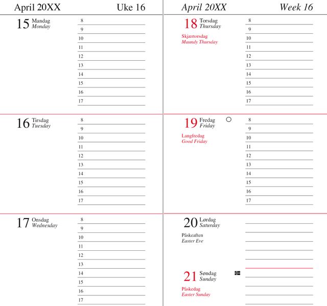 Kalender 2023 Memo Plast Sort