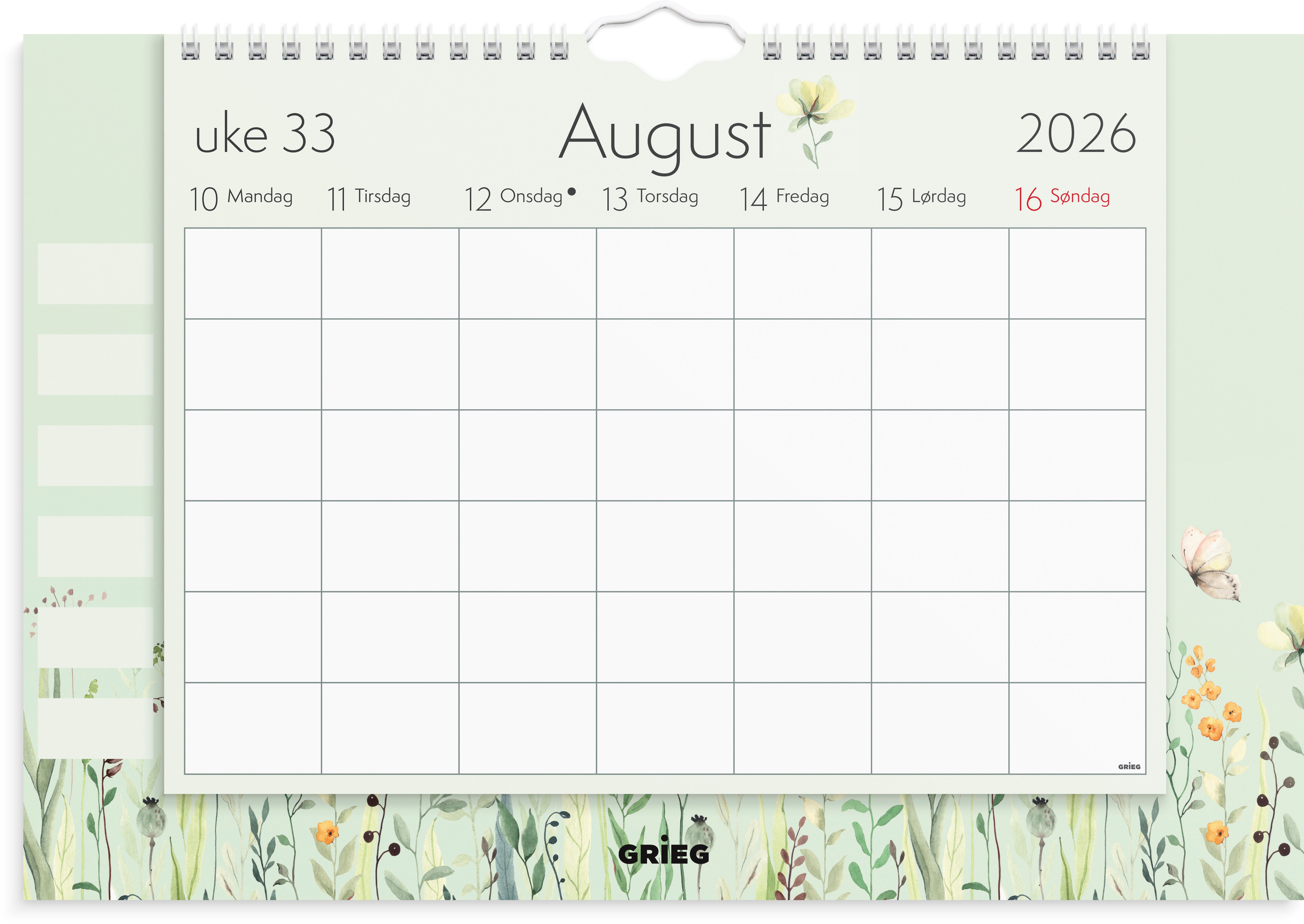 Hjemmets timeplan Grieg 26/27