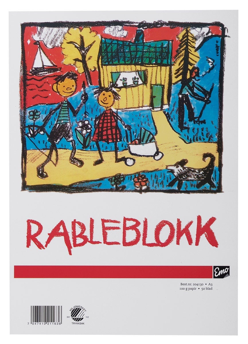 Rableblokk A3 100G 50 Blad