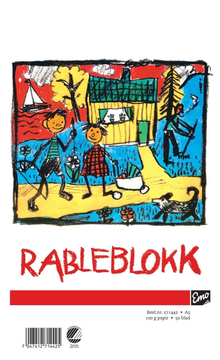 Rableblokk A5 100g 50 blad