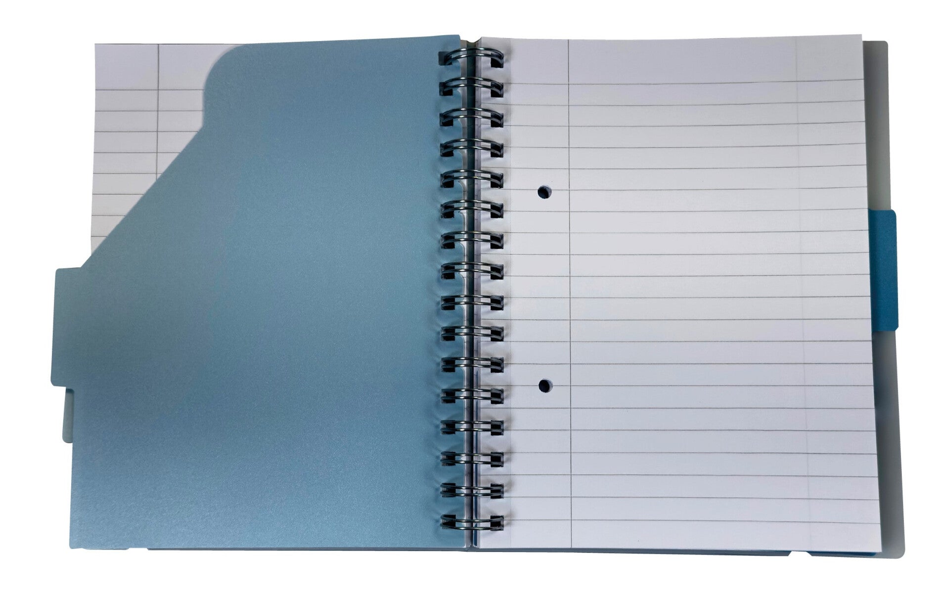 Notatbok med 3 skilleark Norli A5 blå 300 sider