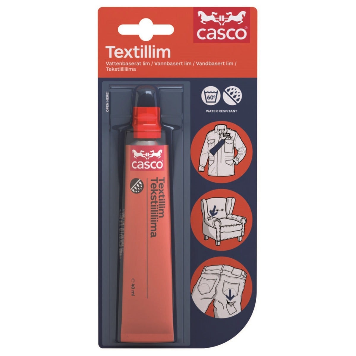 Tekstillim Casco 40ml
