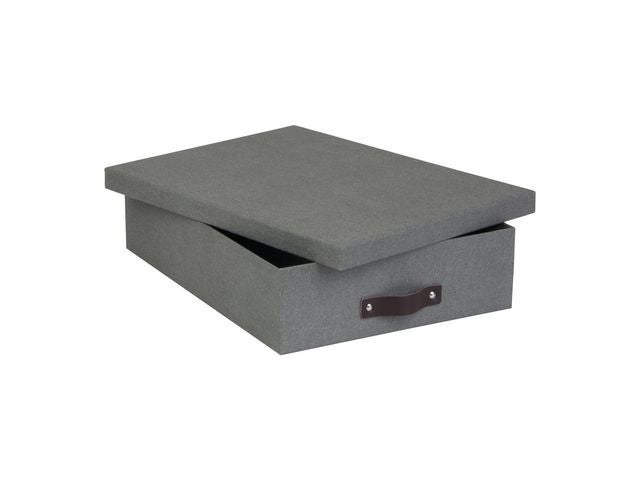 Dokumentboks Bigso Oskar A4 grå