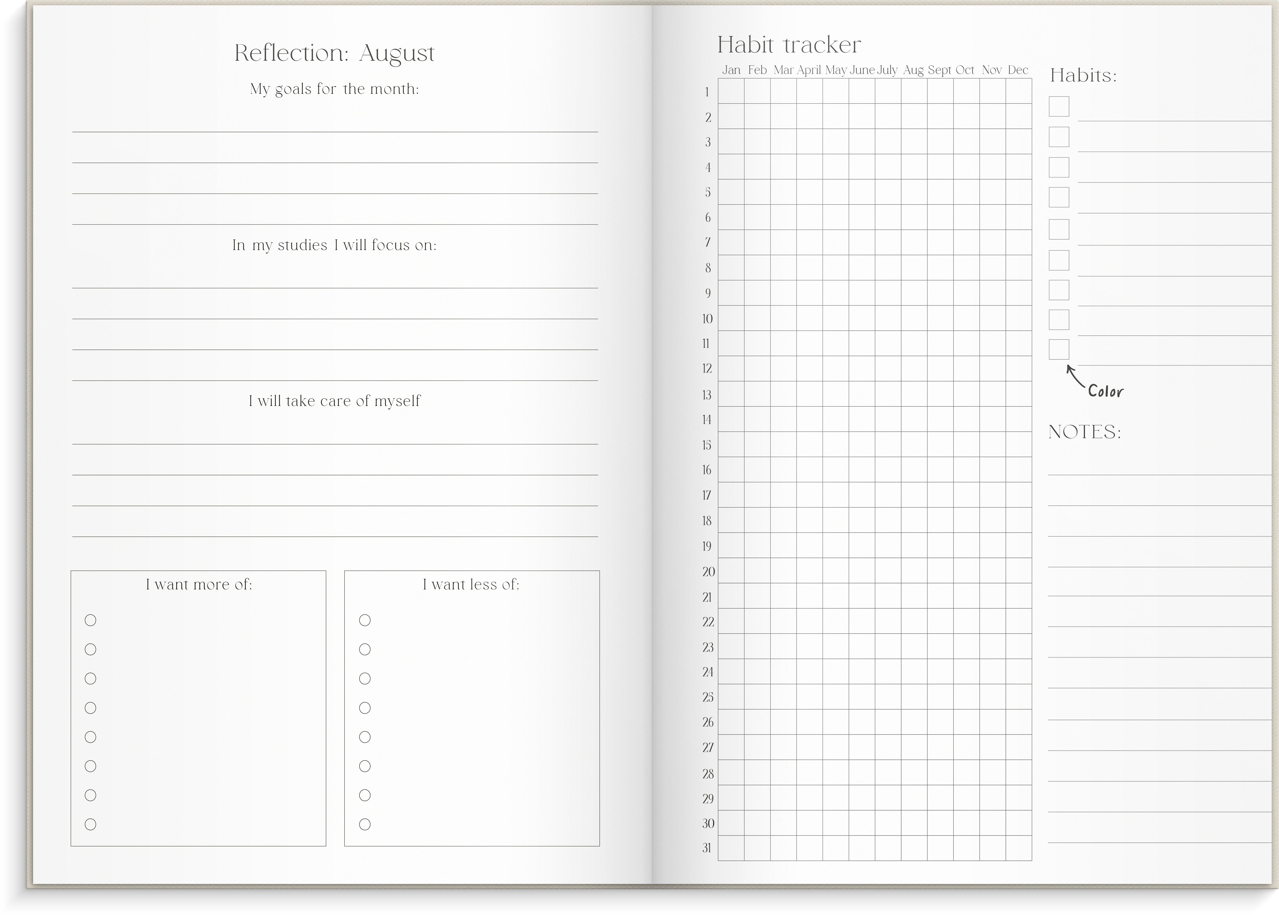 Kalender Burde Student Planner A5 26/27