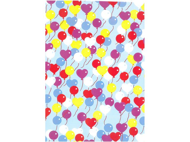 Gavepapir 10m x 70cm Hearts