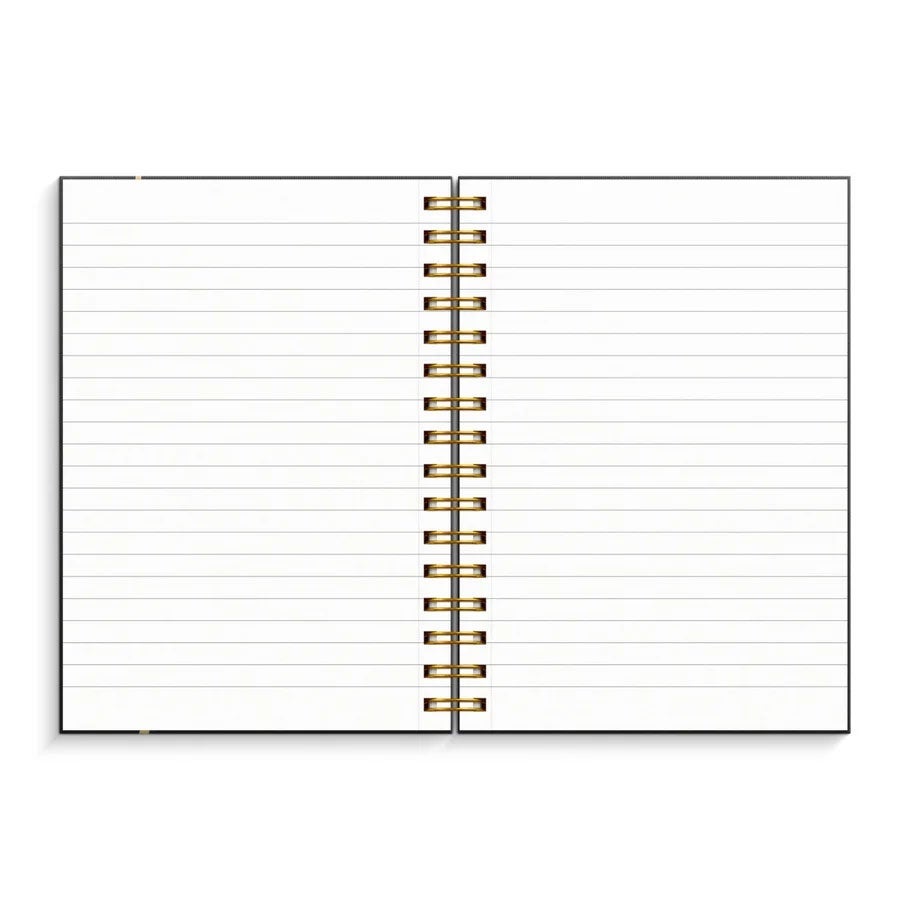 Notatbok Burde A5 Grønn linjert