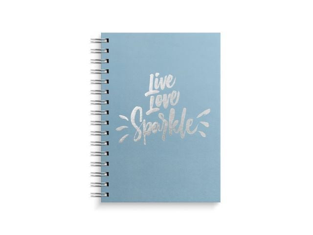 Skrivebok Burde A5 Live, Love Sparkle