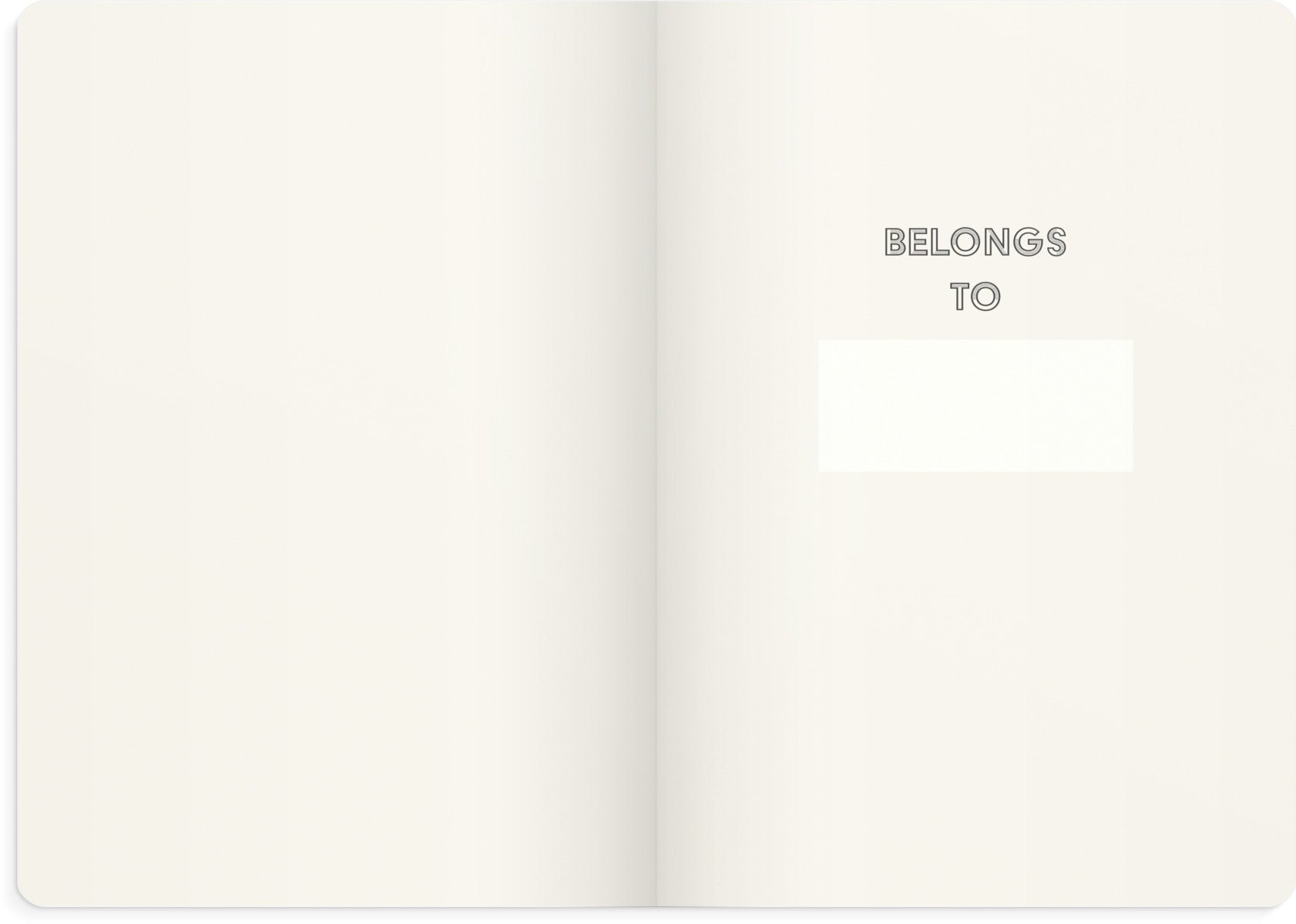 Notatbok Burde Deluxe A5 linjert Beige