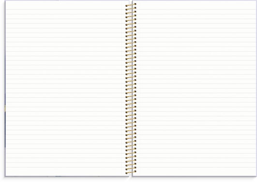 Notatbok m/spiral Burde A4 Marmor