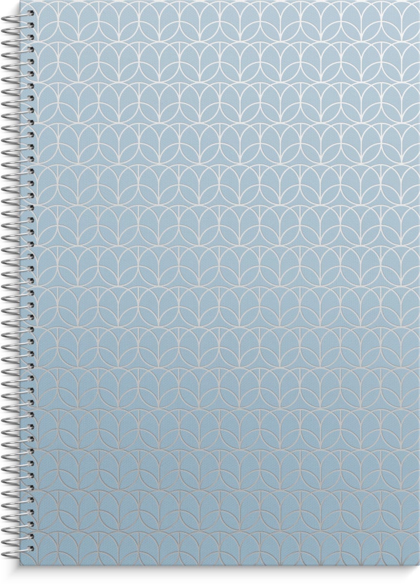 Notatbok m/spiral Burde A4 Circles