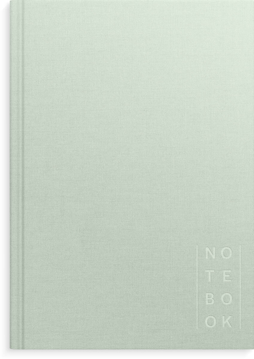 Skrivebok Burde A5 Linjer Grønn