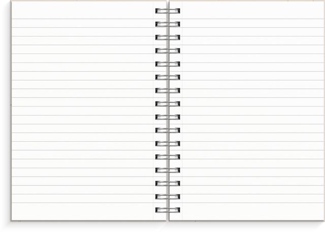 Notatbok Burde A5 Blå