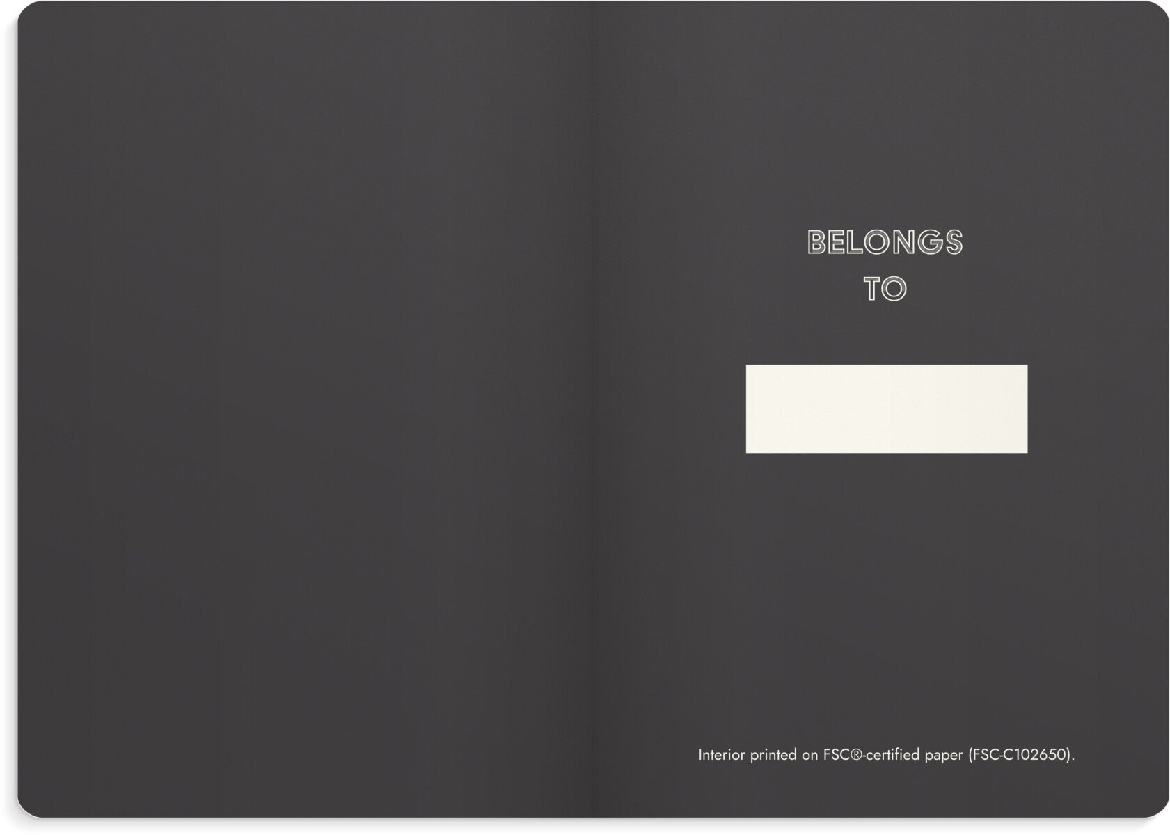 Notatbok Burde Deluxe A6 linjert Sort