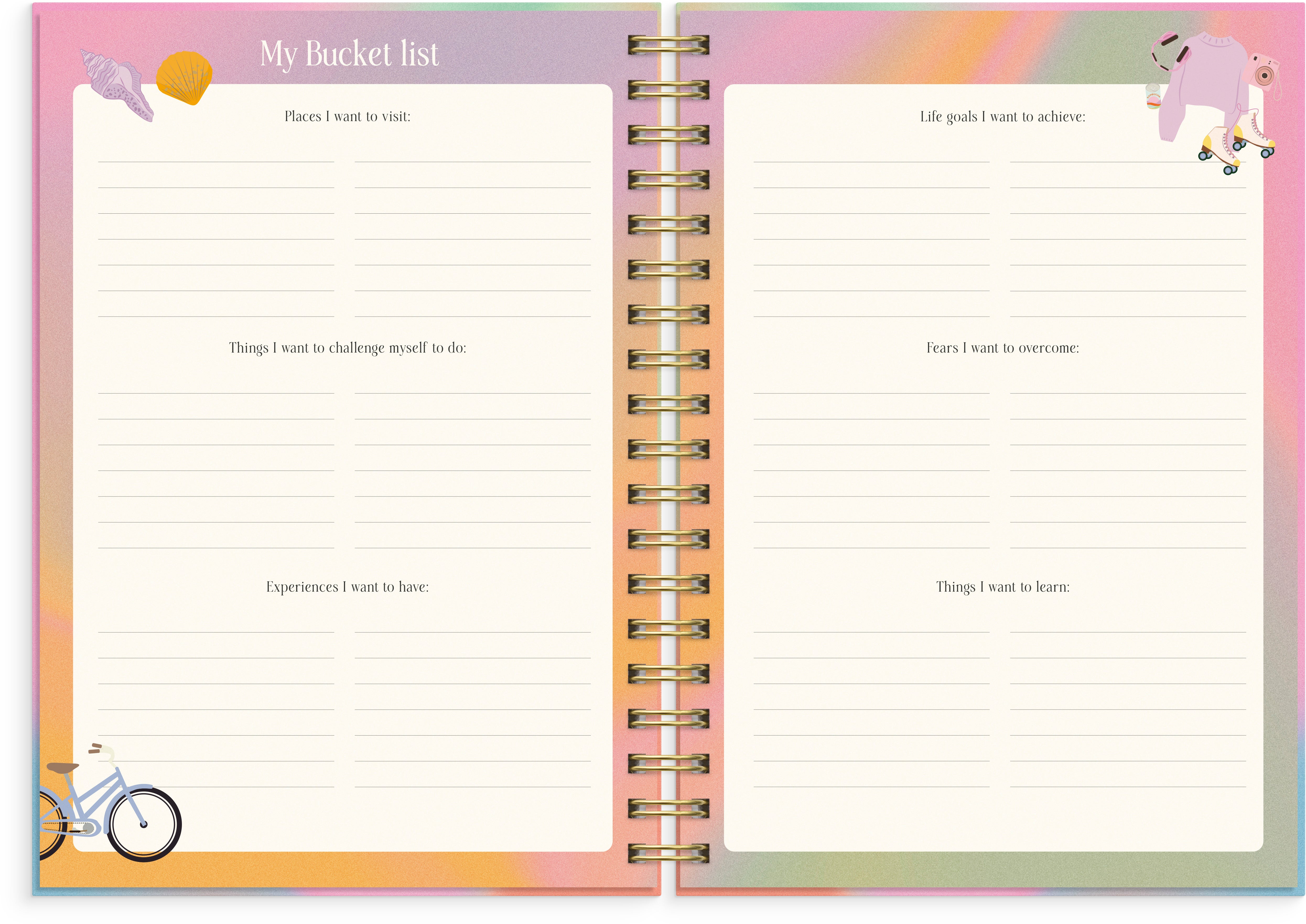 Ukekalender The Self Care Planner B5