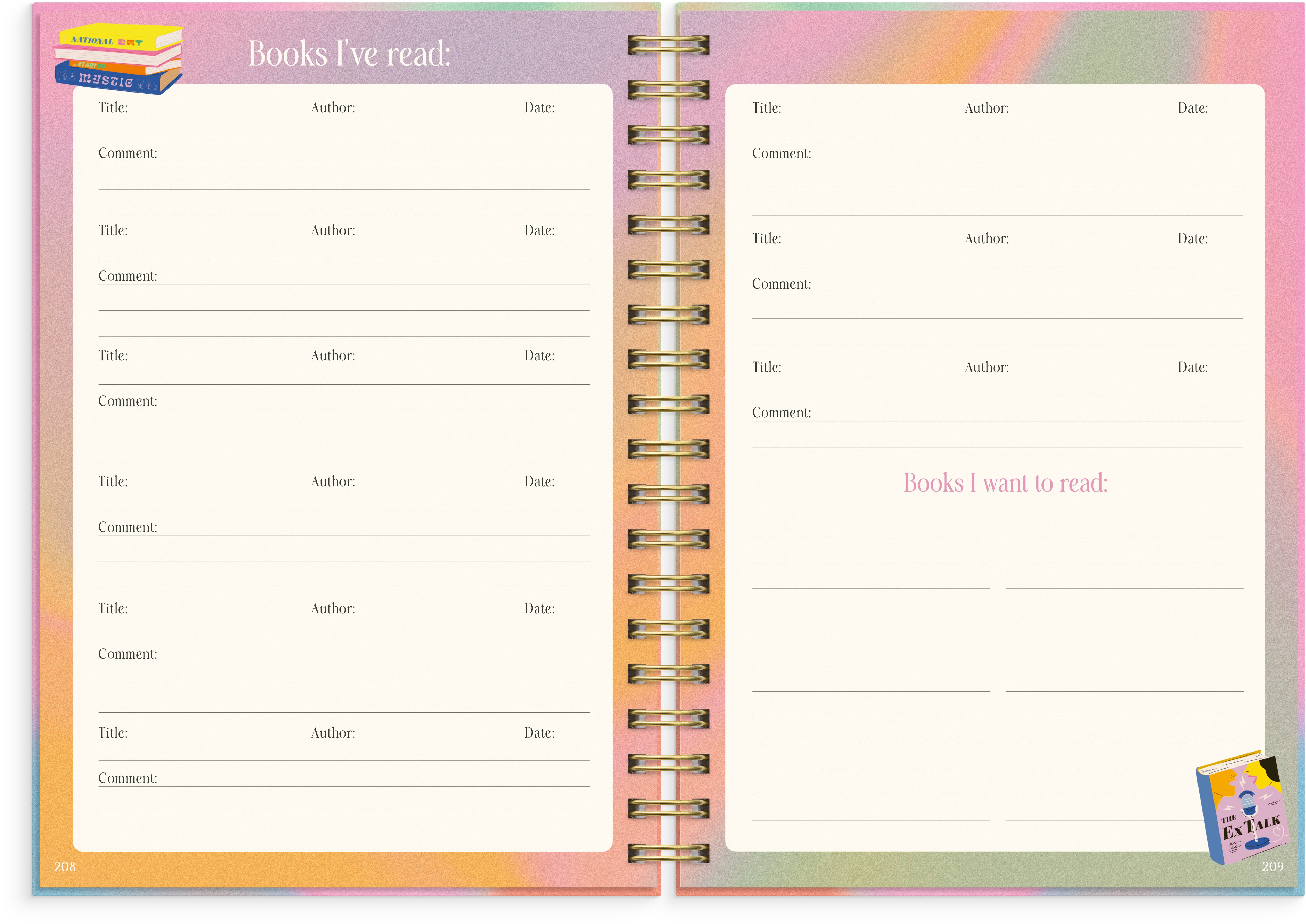 Ukekalender The Self Care Planner B5