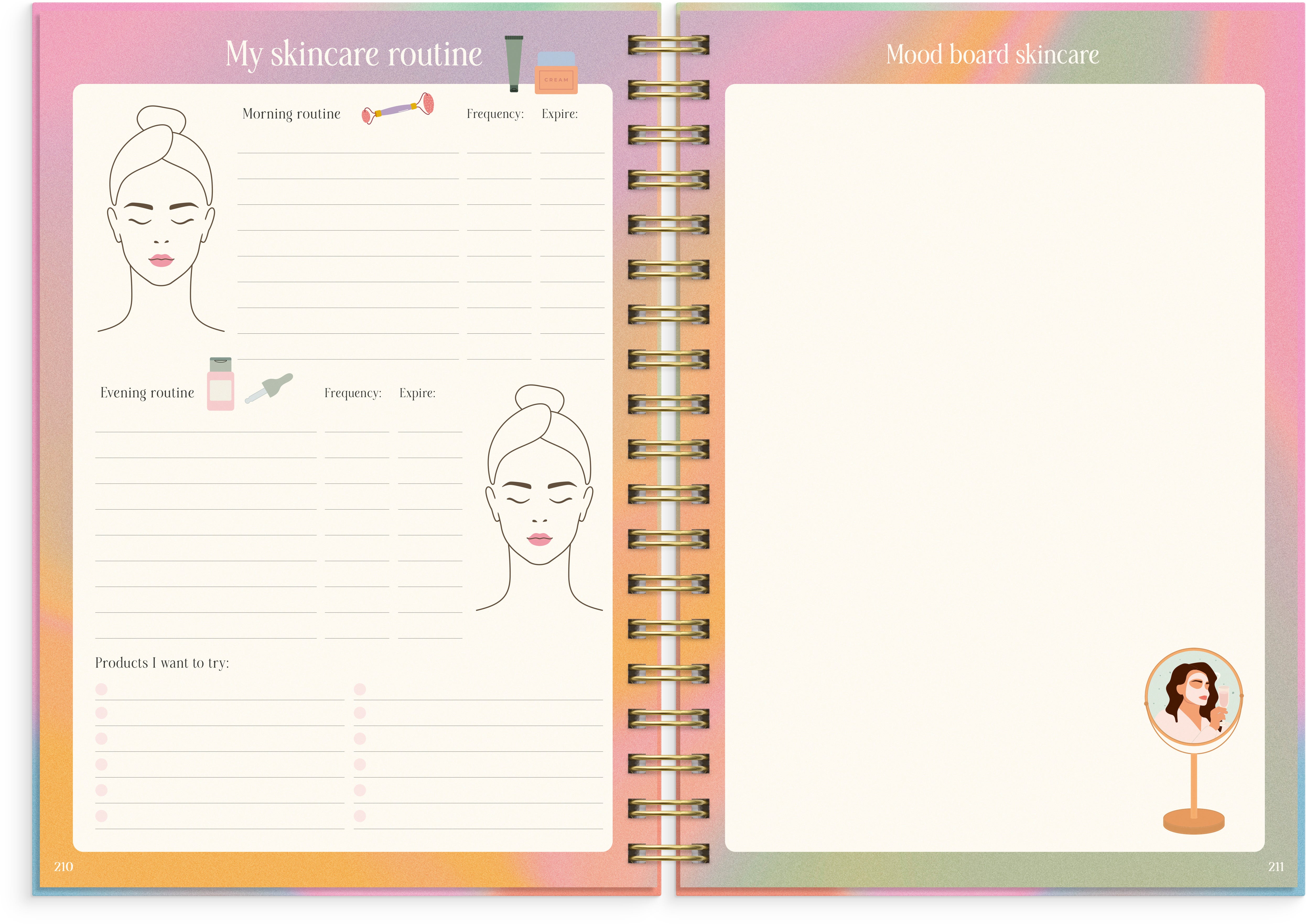 Ukekalender The Self Care Planner B5
