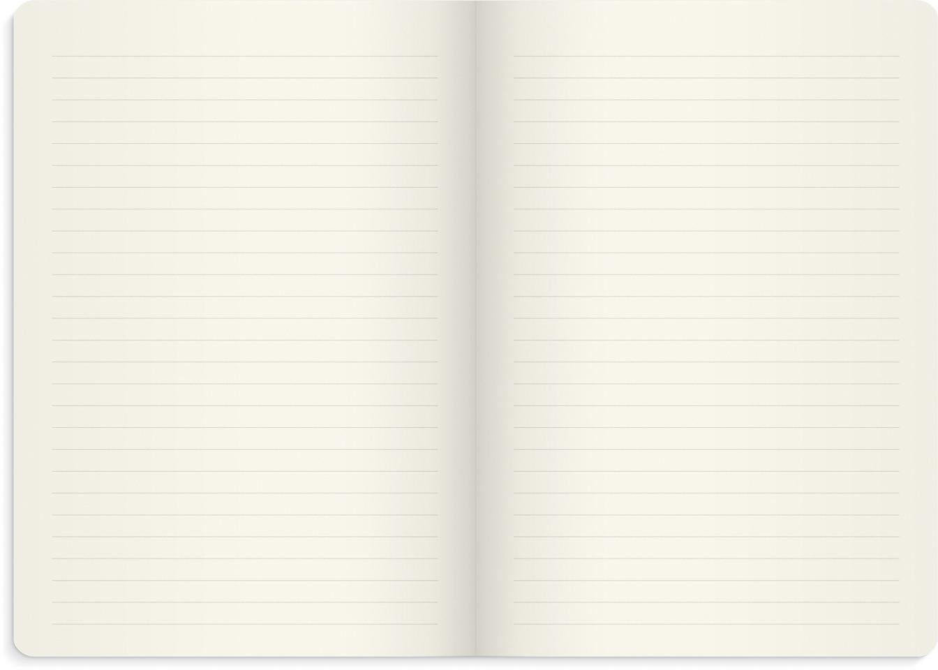 Notatbok Burde Deluxe A5 linjert Smooth Green