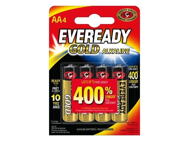Batteri Eveready Gold AA/LR6 (4)