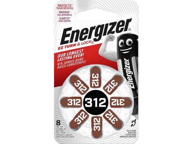 Batteri Energizer Høreapparat ZA 312 (8)