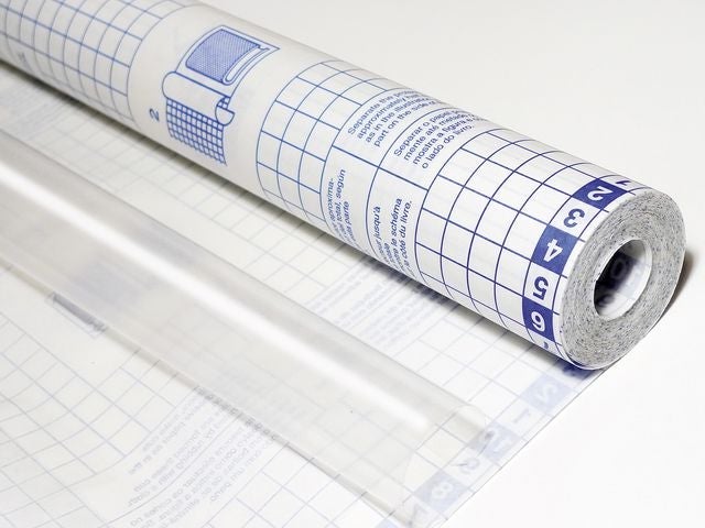 Folie selvklebende 45cmx20m 50my Transp.