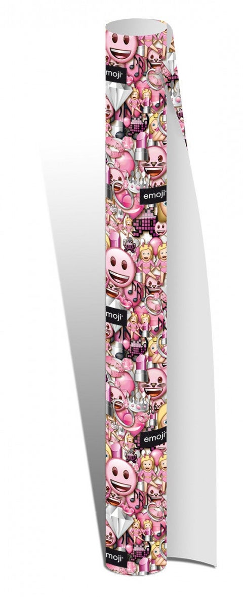 Bokbind 70 x 200 cm Emoji Pink