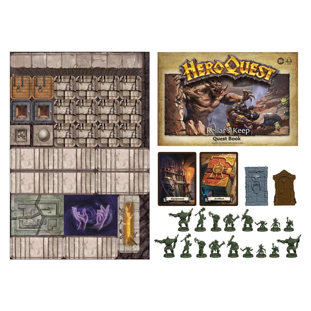 Spill Heroquest expansion kellars keep eng