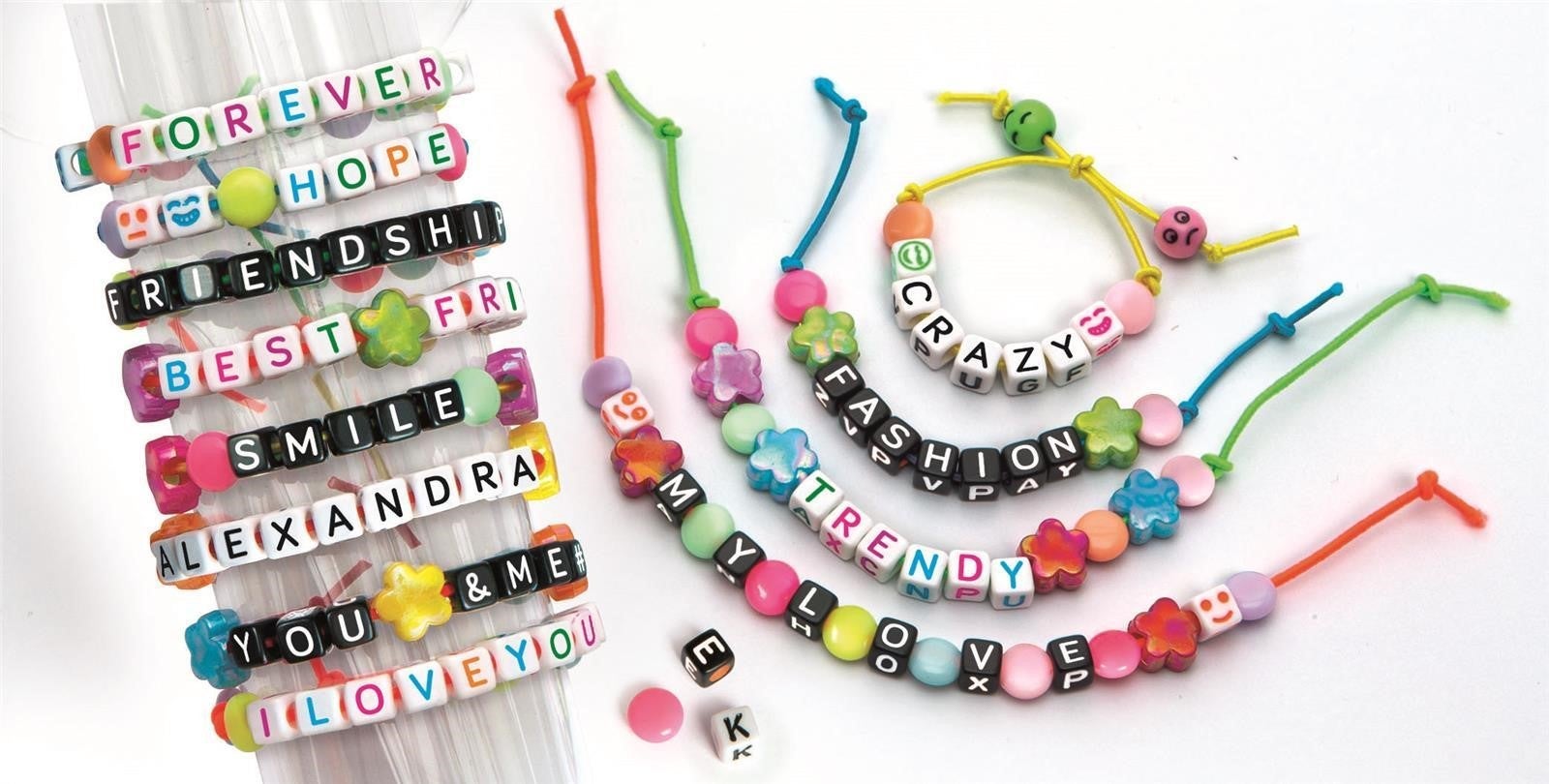 Perler Message Bracelets