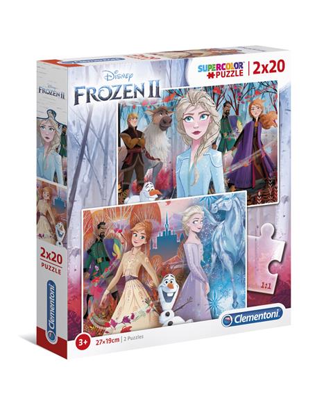 Puslespill 2X20  Frozen 2 Clementoni